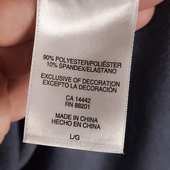 Mondetta Mens New Blue Fleece 1/4 Zip Pullover Jacket Large - Picture 6 of 7